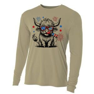 4th July Heifer Cooling Performance Long Sleeve Crew