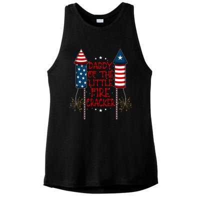 4th July Liberty Freedom Usa Flag Patriot National Holiday Great Gift Ladies PosiCharge Tri-Blend Wicking Tank