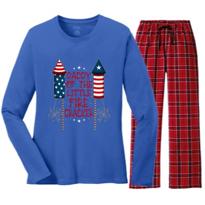 4th July Liberty Freedom Usa Flag Patriot National Holiday Great Gift Women's Long Sleeve Flannel Pajama Set 