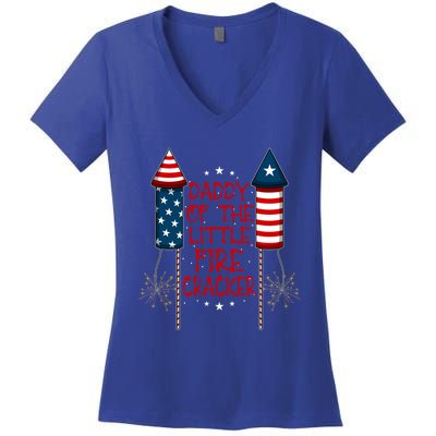 4th July Liberty Freedom Usa Flag Patriot National Holiday Great Gift Women's V-Neck T-Shirt