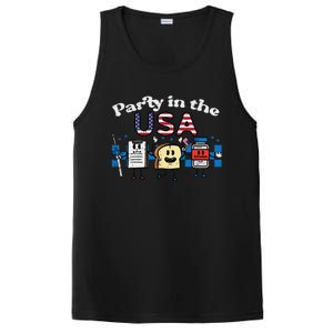 4th July Nurse Party Usa Ativan Scrub Top Patriot Gift PosiCharge Competitor Tank