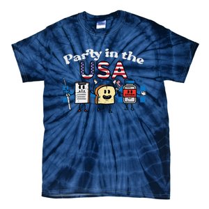 4th July Nurse Party Usa Ativan Scrub Top Patriot Gift Tie-Dye T-Shirt