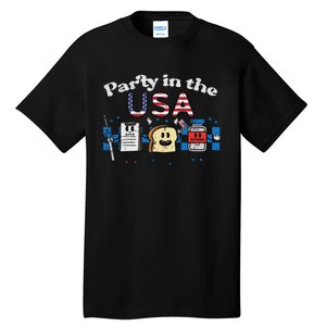 4th July Nurse Party Usa Ativan Scrub Top Patriot Women Tall T-Shirt