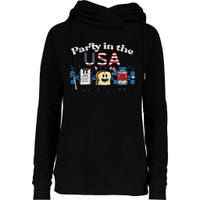 4th July Nurse Party Usa Ativan Scrub Top Patriot Women Womens Funnel Neck Pullover Hood