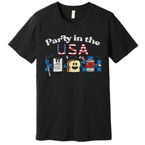 4th July Nurse Party Usa Ativan Scrub Top Patriot Women Premium T-Shirt