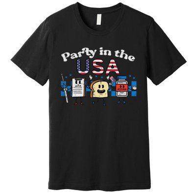 4th July Nurse Party Usa Ativan Scrub Top Patriot Women Premium T-Shirt