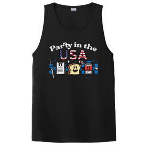 4th July Nurse Party Usa Ativan Scrub Top Patriot Women PosiCharge Competitor Tank