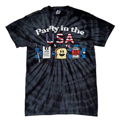 4th July Nurse Party Usa Ativan Scrub Top Patriot Women Tie-Dye T-Shirt