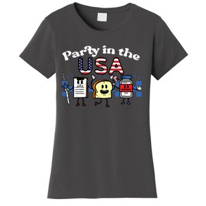 4th July Nurse Party Usa Ativan Scrub Top Patriot Women's T-Shirt