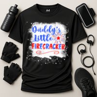 4th July Or Teens Daddys Little Firecracker Gift Cooling Performance Crew T-Shirt