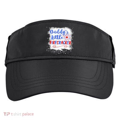 4th July Or Teens Daddys Little Firecracker Gift Adult Drive Performance Visor