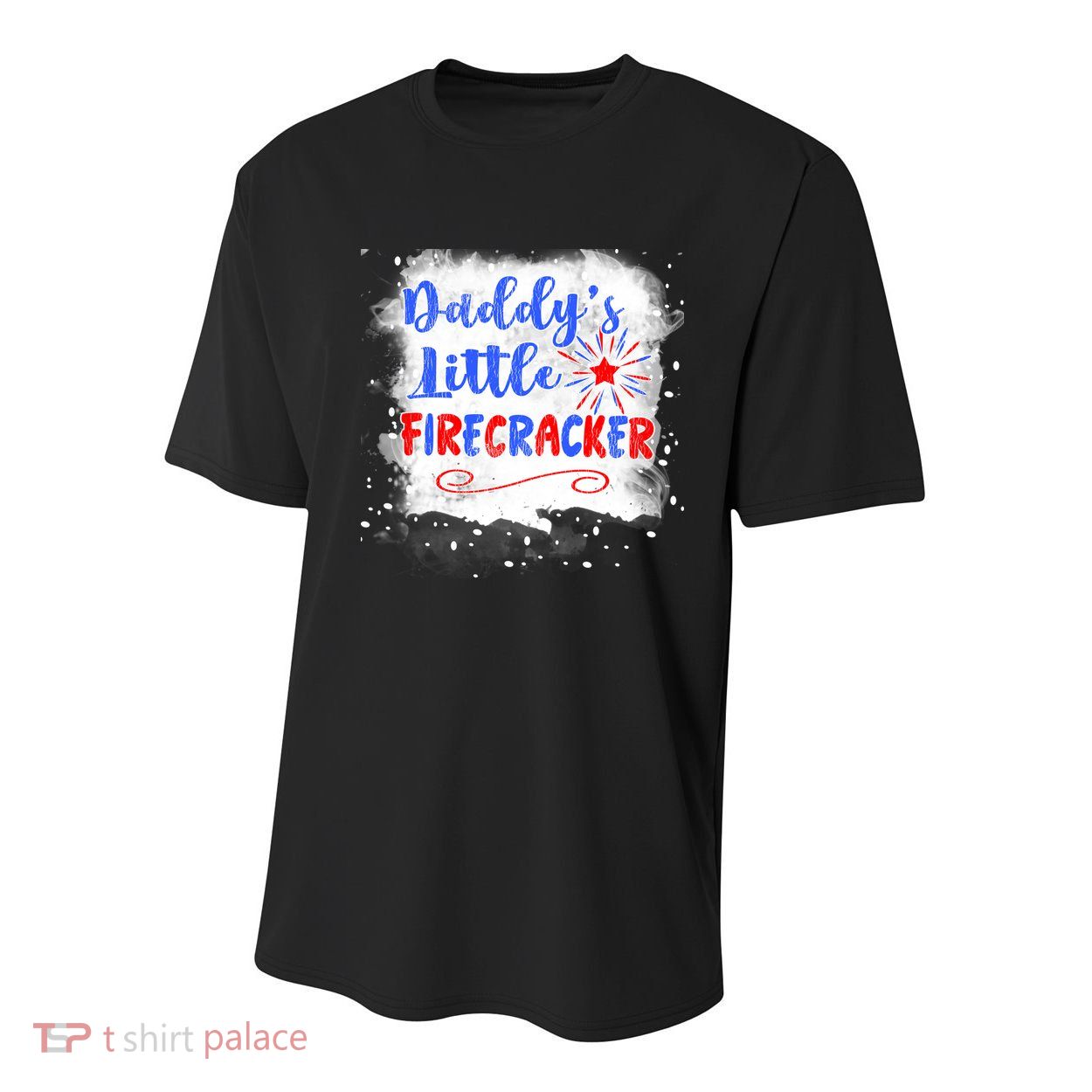 4th July Or Teens Daddys Little Firecracker Gift Youth Performance Sprint T-Shirt