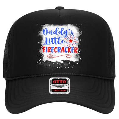 4th July Or Teens Daddys Little Firecracker Gift Trucker Hat