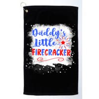 4th July Or Teens Daddys Little Firecracker Gift Golf Towel
