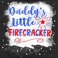 4th July Or Teens Daddys Little Firecracker Gift Golf Towel