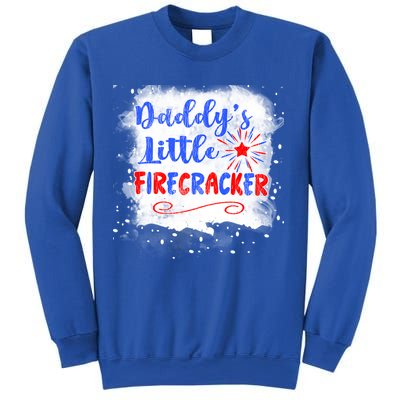 4th July Or Teens Daddys Little Firecracker Gift Sweatshirt
