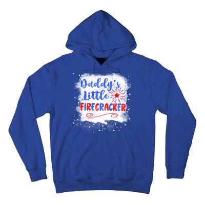 4th July Or Teens Daddys Little Firecracker Gift Tall Hoodie
