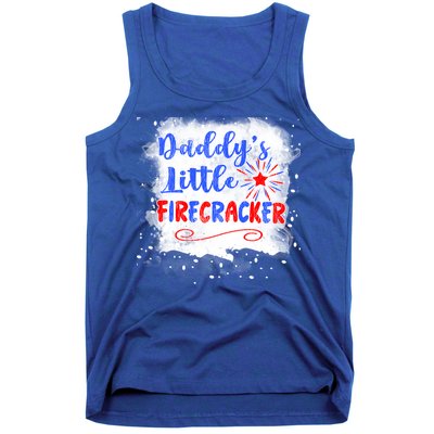 4th July Or Teens Daddys Little Firecracker Gift Tank Top