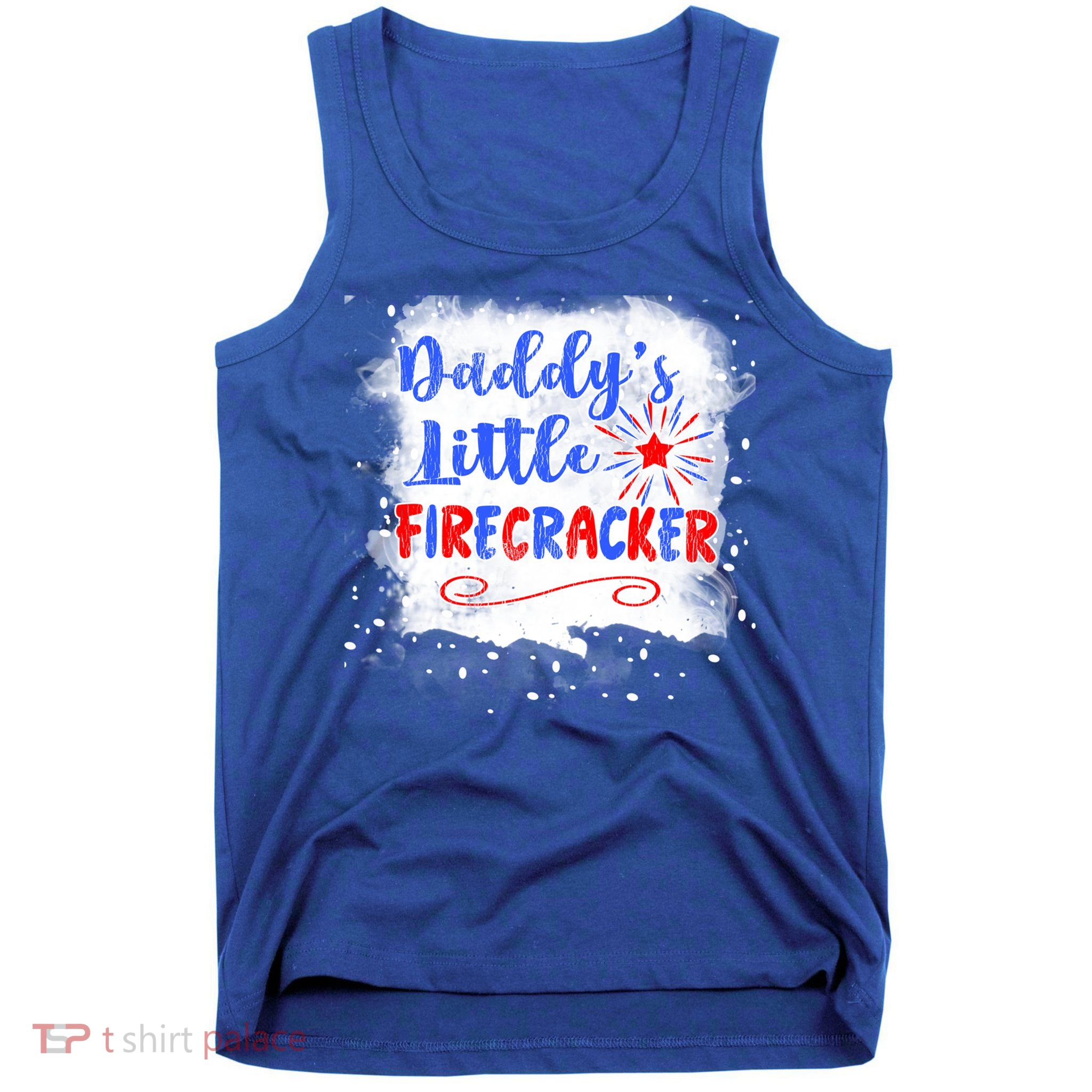 4th July Or Teens Daddys Little Firecracker Gift Tank Top