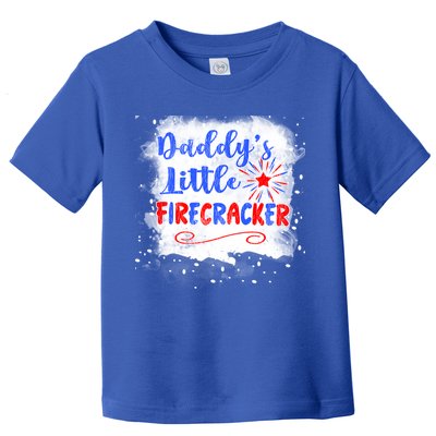4th July Or Teens Daddys Little Firecracker Gift Toddler T-Shirt