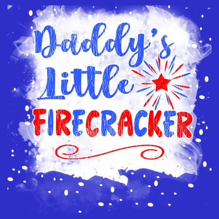 4th July Or Teens Daddys Little Firecracker Gift Zip Tote Bag