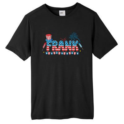 4th July Patriotic Bbq Holiday National Family Frank Gift Tall Fusion ChromaSoft Performance T-Shirt