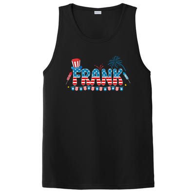 4th July Patriotic Bbq Holiday National Family Frank Gift PosiCharge Competitor Tank