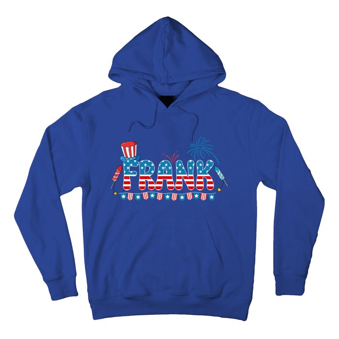 4th July Patriotic Bbq Holiday National Family Frank Gift Hoodie