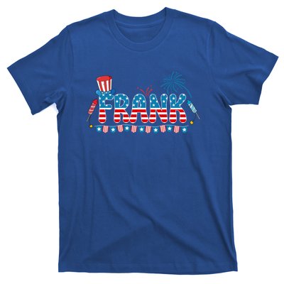 4th July Patriotic Bbq Holiday National Family Frank Gift T-Shirt