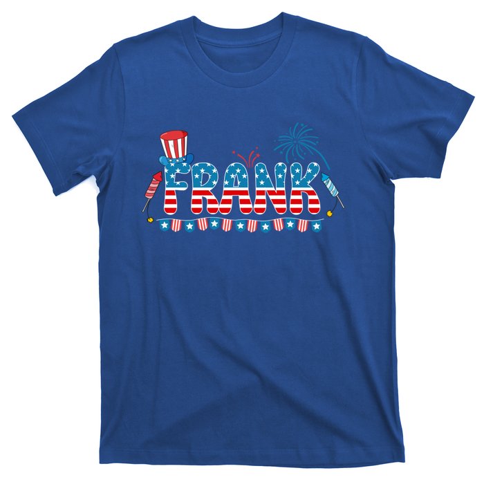 4th July Patriotic Bbq Holiday National Family Frank Gift T-Shirt