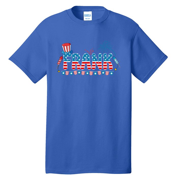 4th July Patriotic Bbq Holiday National Family Frank Gift Tall T-Shirt