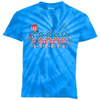 4th July Patriotic Bbq Holiday National Family Frank Gift Kids Tie-Dye T-Shirt