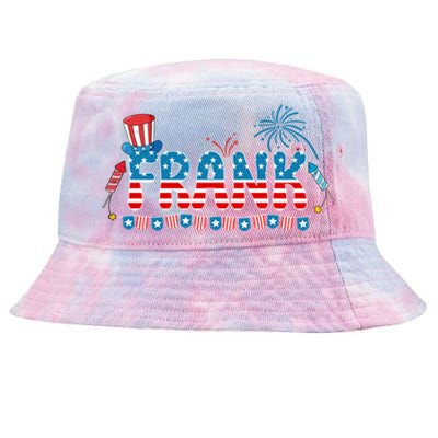 4th July Patriotic Bbq Holiday National Family Frank Gift Tie-Dyed Bucket Hat