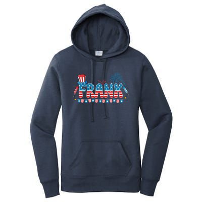 4th July Patriotic Bbq Holiday National Family Frank Gift Women's Pullover Hoodie