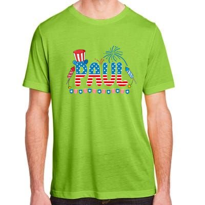 4th July Patriotic Bbq Holiday National Family Paul Gift Adult ChromaSoft Performance T-Shirt