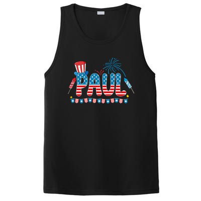 4th July Patriotic Bbq Holiday National Family Paul Gift PosiCharge Competitor Tank