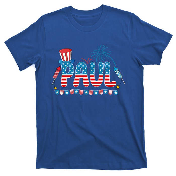 4th July Patriotic Bbq Holiday National Family Paul Gift T-Shirt