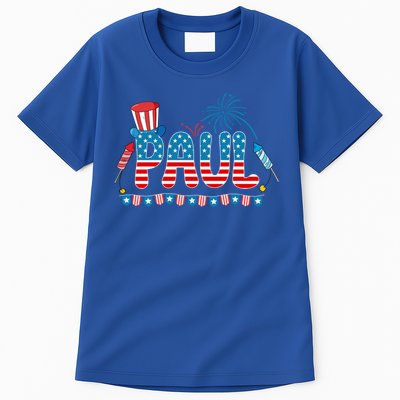 4th July Patriotic Bbq Holiday National Family Paul Gift Tall T-Shirt