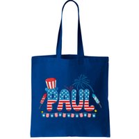 4th July Patriotic Bbq Holiday National Family Paul Gift Tote Bag