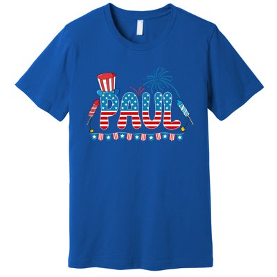 4th July Patriotic Bbq Holiday National Family Paul Gift Premium T-Shirt