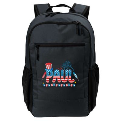 4th July Patriotic Bbq Holiday National Family Paul Gift Daily Commute Backpack