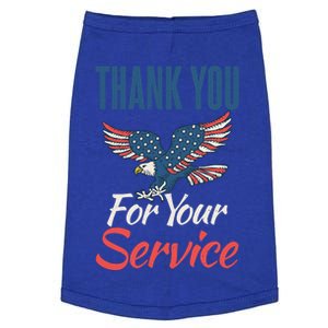 4th July Thank You For Your Service Veteran Memorial Day Cute Gift Doggie Tank