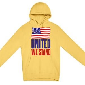 4th July United We Stand Memorial Day Cute Gift Premium Pullover Hoodie