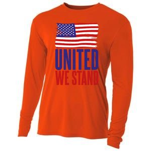 4th July United We Stand Memorial Day Cute Gift Cooling Performance Long Sleeve Crew