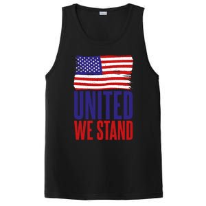 4th July United We Stand Memorial Day Cute Gift PosiCharge Competitor Tank