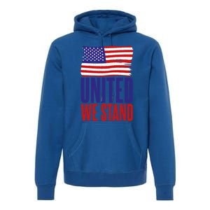 4th July United We Stand Memorial Day Cute Gift Premium Hoodie