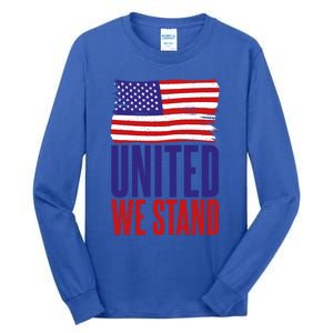 4th July United We Stand Memorial Day Cute Gift Tall Long Sleeve T-Shirt