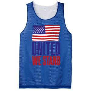 4th July United We Stand Memorial Day Cute Gift Mesh Reversible Basketball Jersey Tank