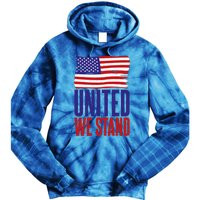 4th July United We Stand Memorial Day Cute Gift Tie Dye Hoodie