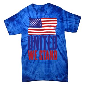 4th July United We Stand Memorial Day Cute Gift Tie-Dye T-Shirt